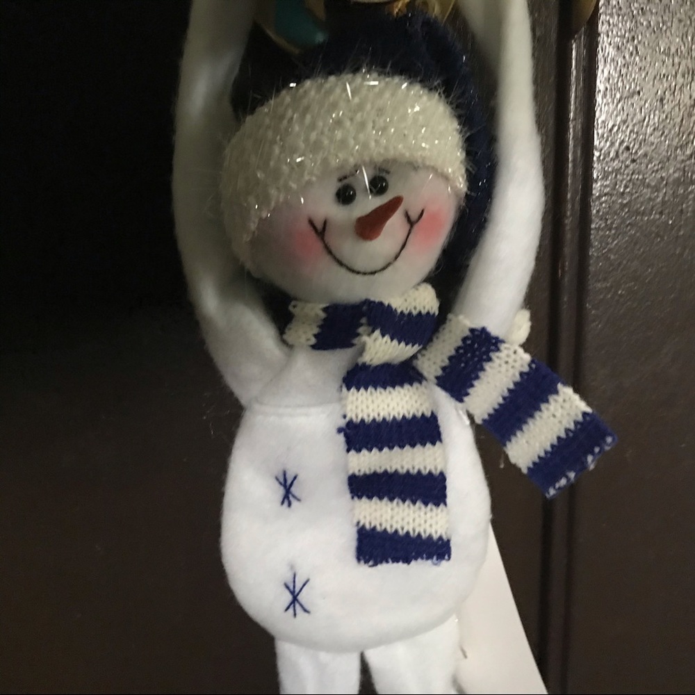 Christmas Doorknob Snowman Home Decor